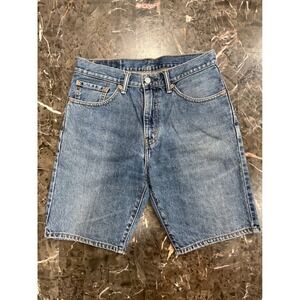 Levis 505 Regular Fit Denim Shorts Mens 31 Medium Wash Blue Jean Shorts